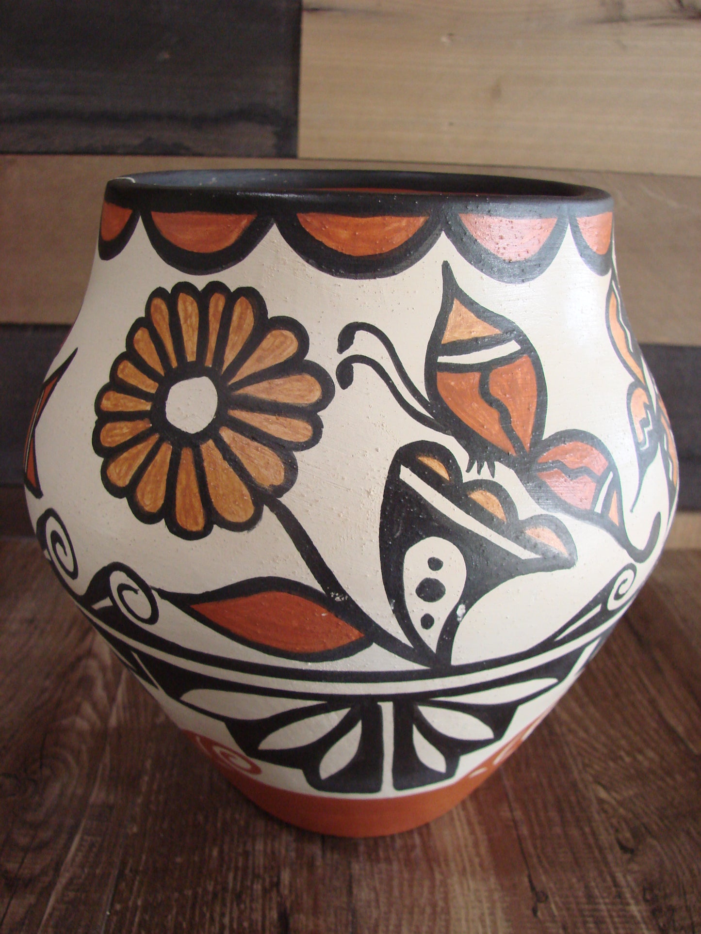 Santo Domingo Kewa Handmade Clay Pottery by Billy Veale
