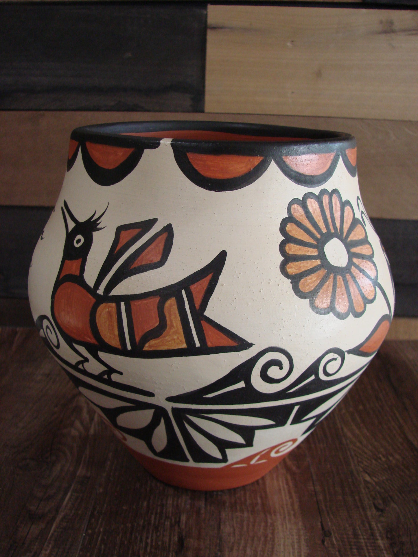 Santo Domingo Kewa Handmade Clay Pottery by Billy Veale