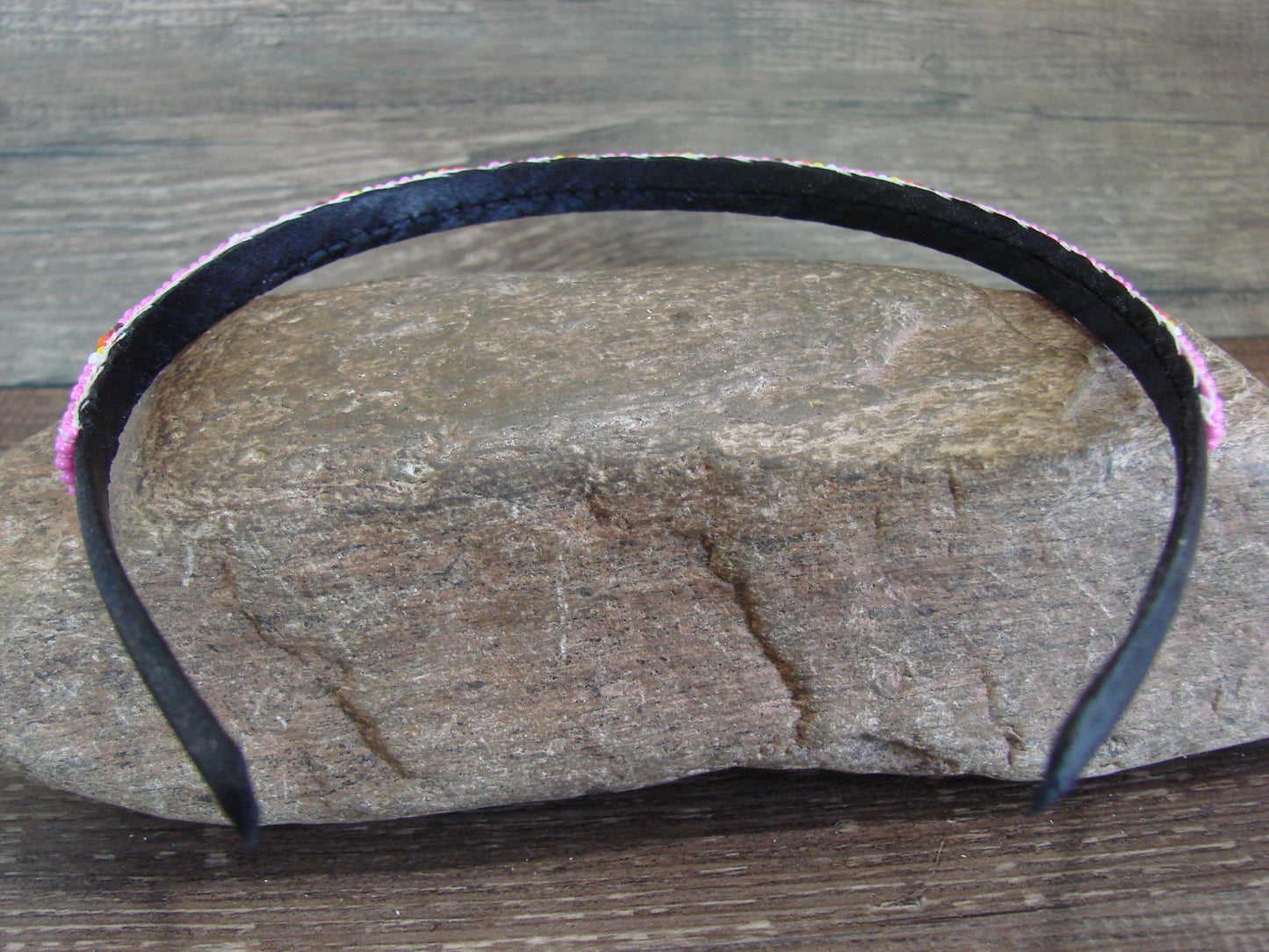 Navajo Indian Hand Beaded 3/8" Head Band by Cleveland