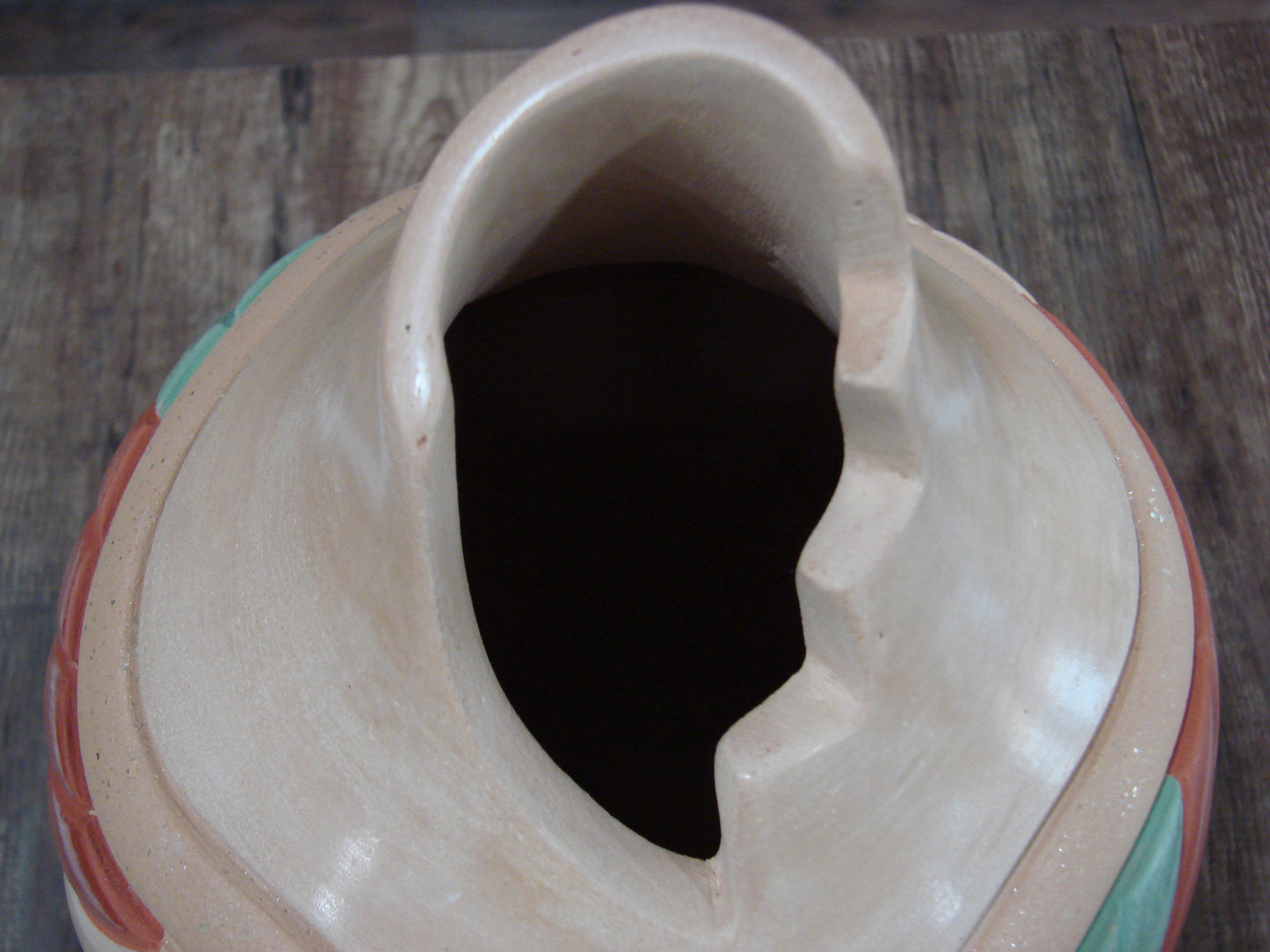 Native American Jemez Clay Hand Coiled Pottery Signed Yepa