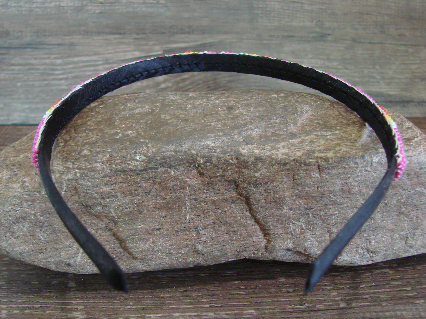 Navajo Indian Hand Beaded 3/8" Head Band by Cleveland