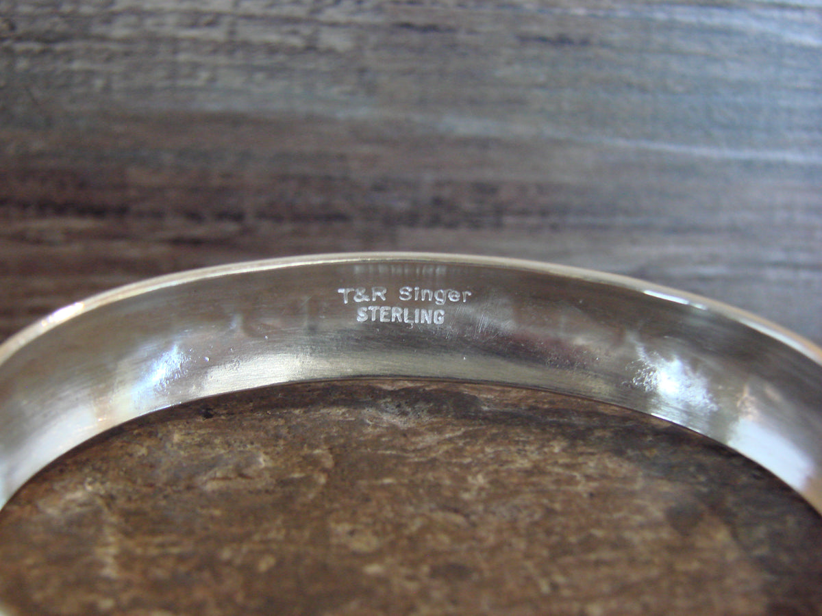 Native American Sterling Silver Petroglyph Bracelet by Singer