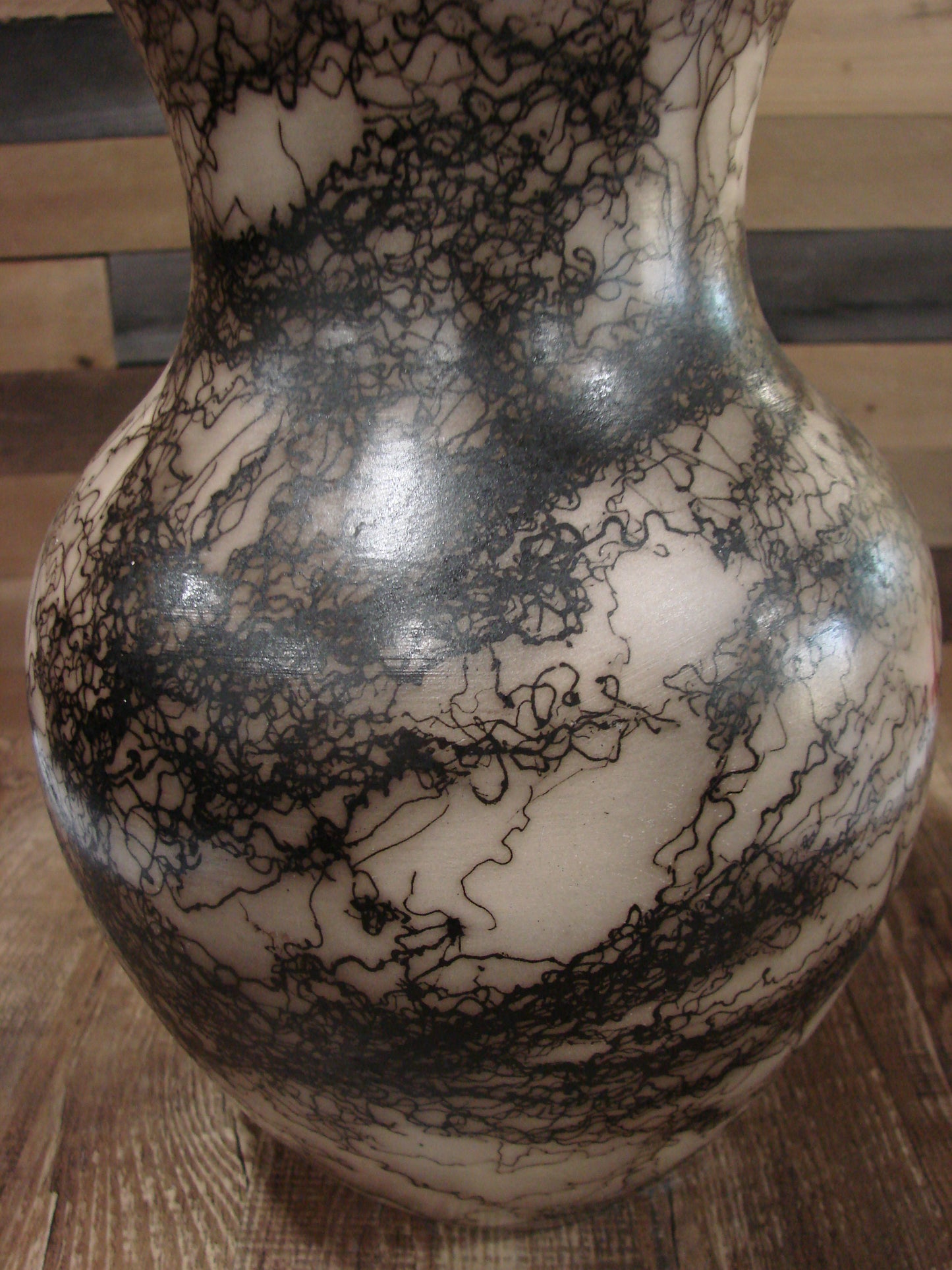 Native American Navajo Indian Horse Hair Pottery by Vail