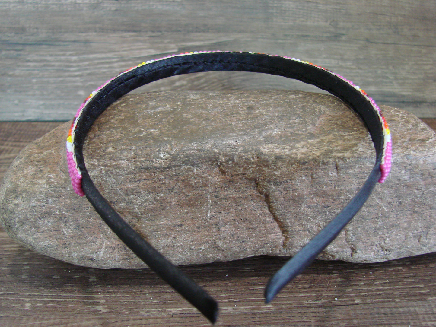 Navajo Indian Hand Beaded 3/8" Head Band by Cleveland