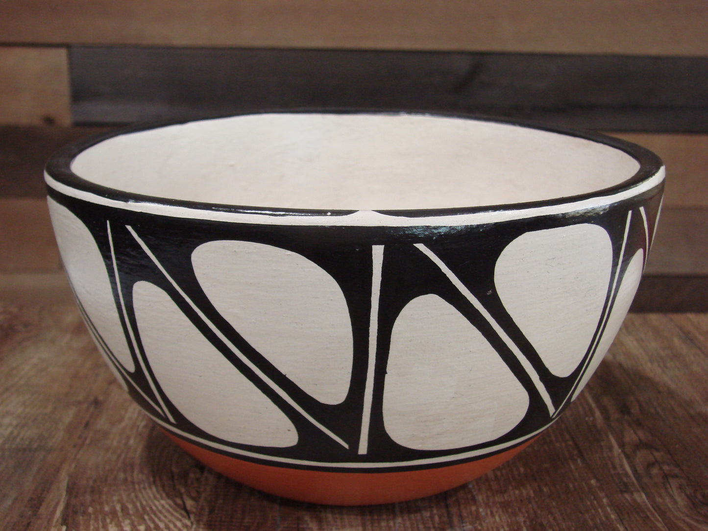 Native American Santo Domingo Kewa Handmade Clay Pottery by Aguilar