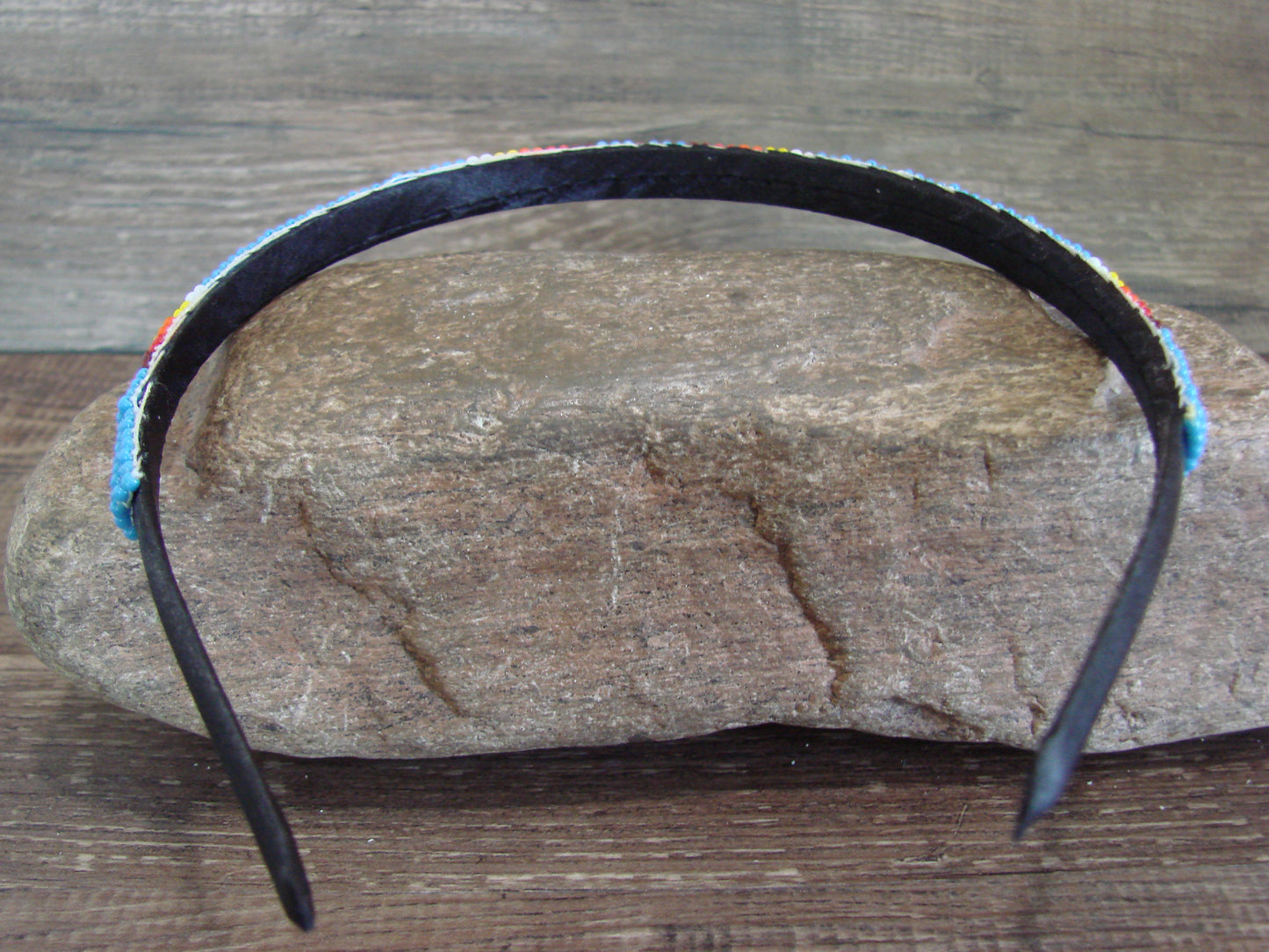 Navajo Indian Hand Beaded 3/8" Head Band by Cleveland