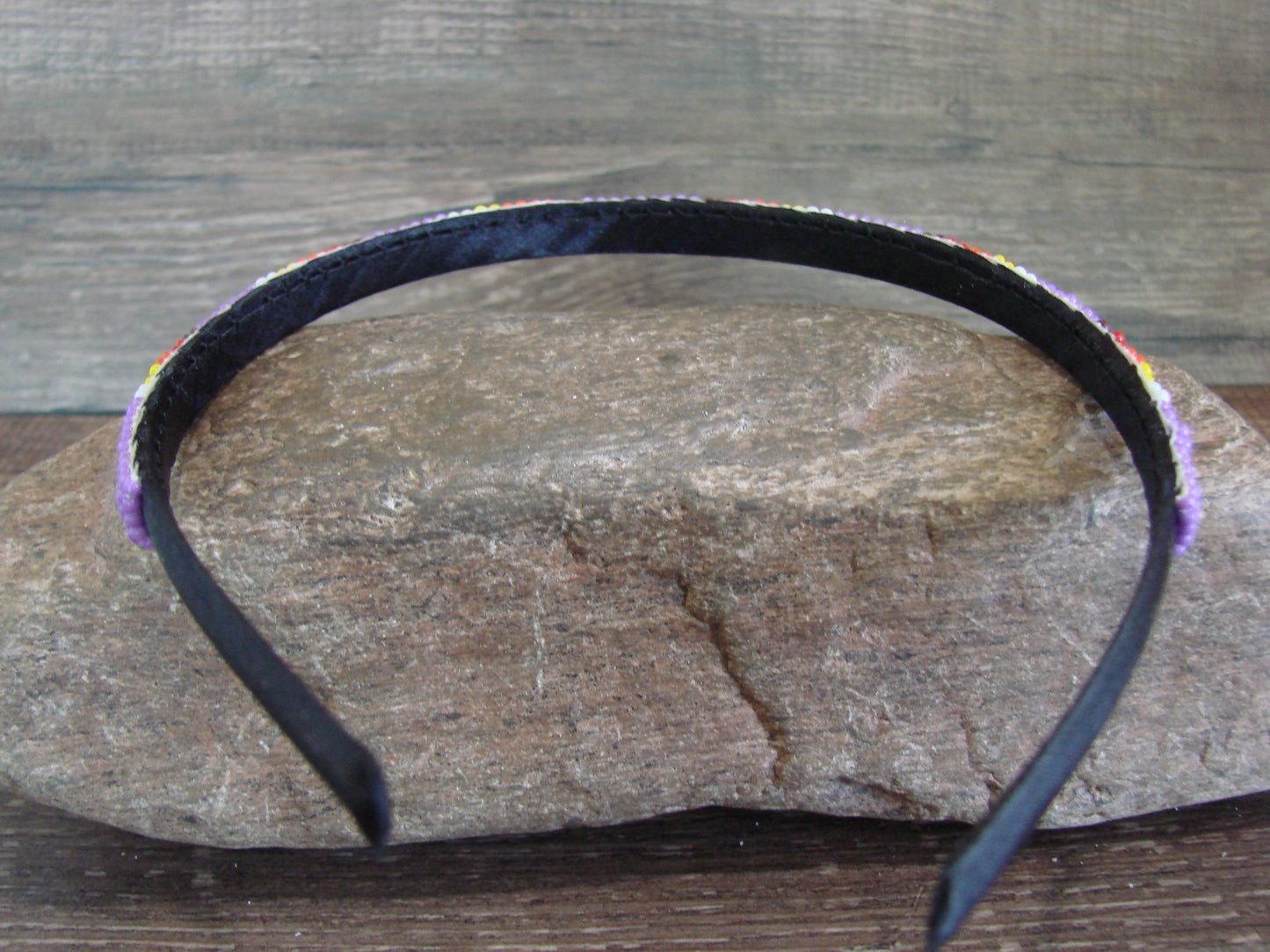 Navajo Indian Hand Beaded 3/8" Head Band by Cleveland