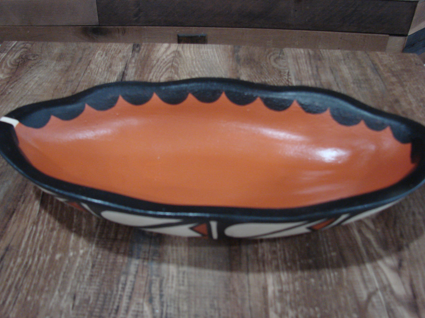 Native American Santo Domingo Kewa Handmade Clay Pottery by R & B