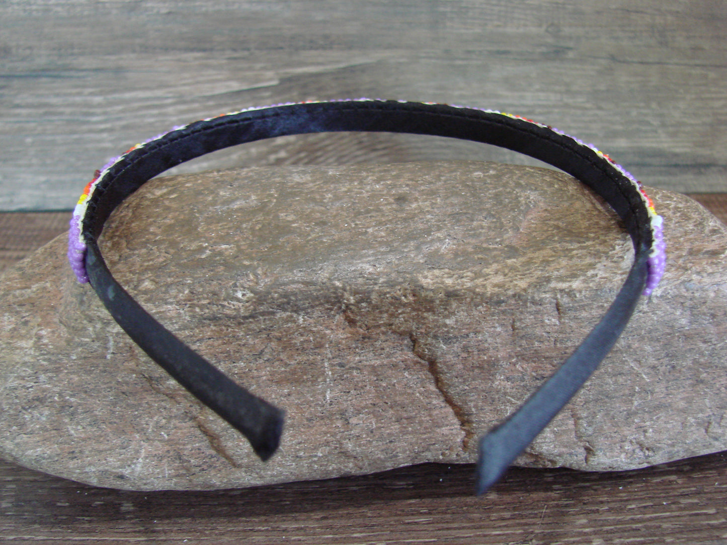 Navajo Indian Hand Beaded 3/8" Head Band by Cleveland