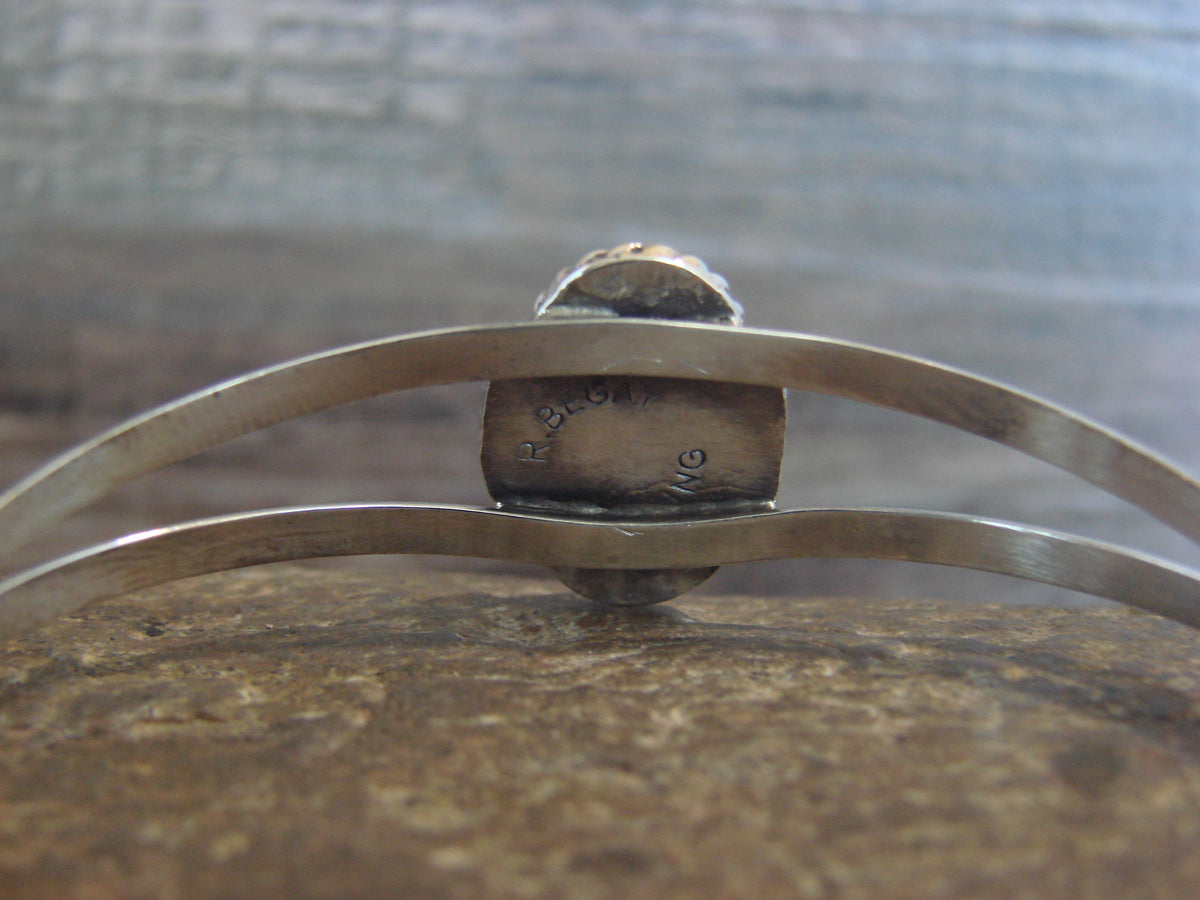 Native American Sterling Silver Turquoise Bracelet by Begay