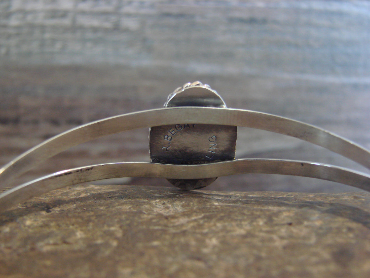 Native American Sterling Silver Turquoise Bracelet by Begay