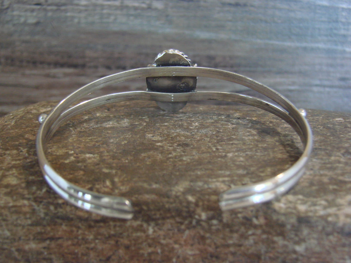 Native American Sterling Silver Turquoise Bracelet by Begay