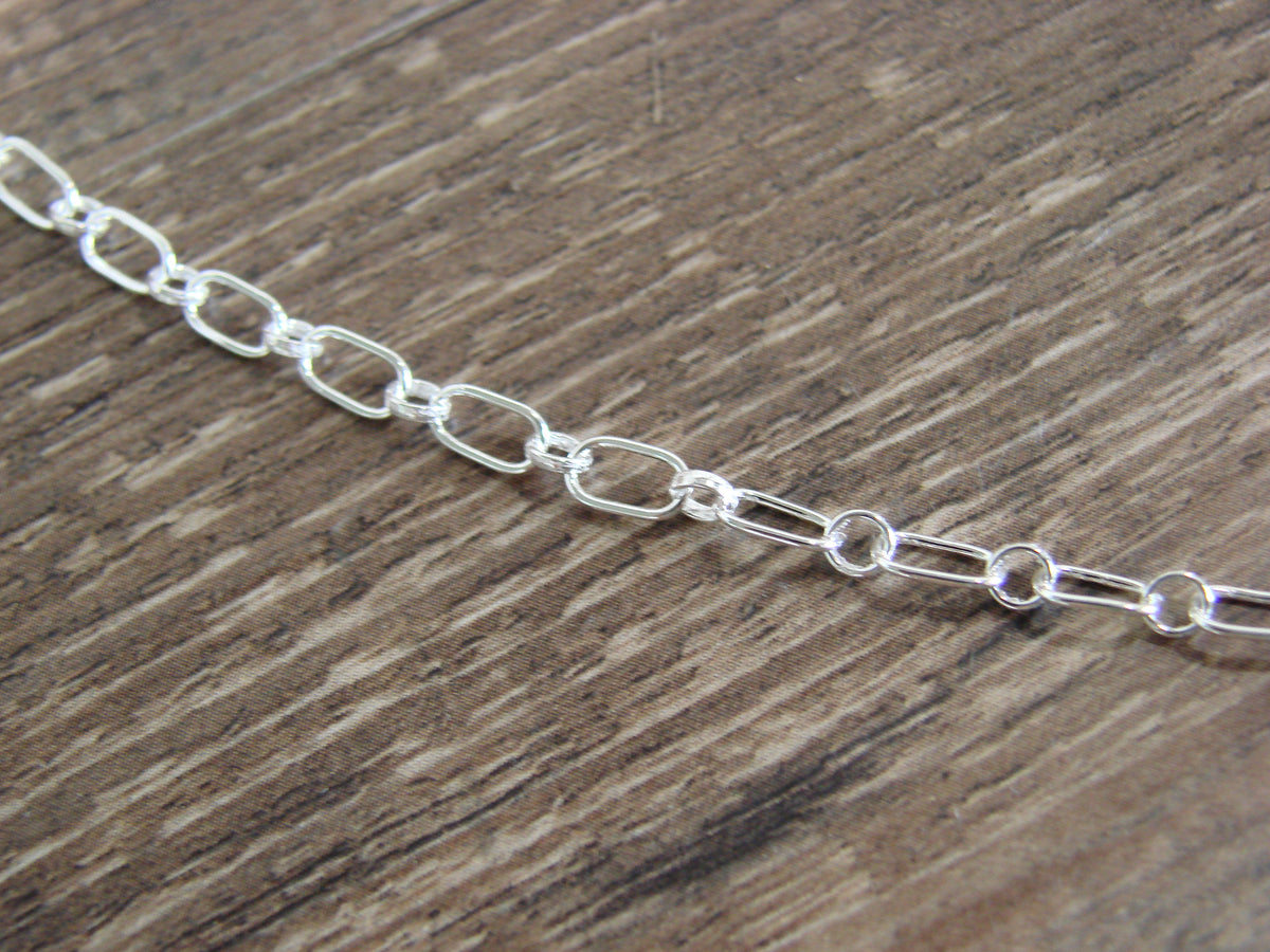 Native American Sterling Silver & Spiny Oyster Link Necklace by Jack