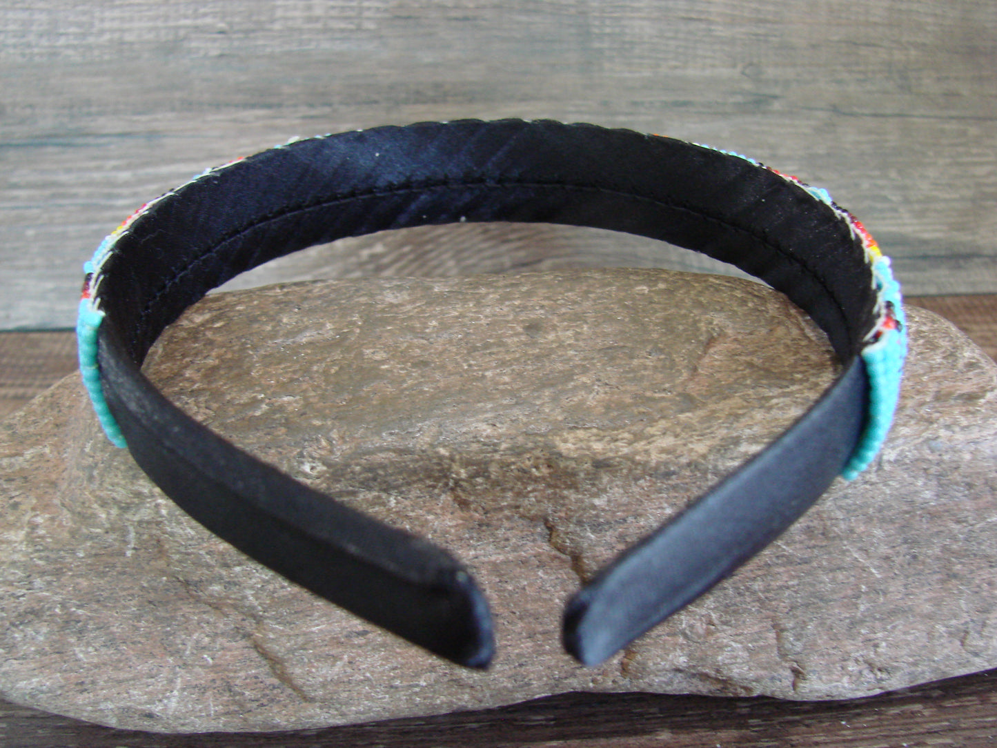 Navajo Indian Hand Beaded 7/8" Head Band by Cleveland