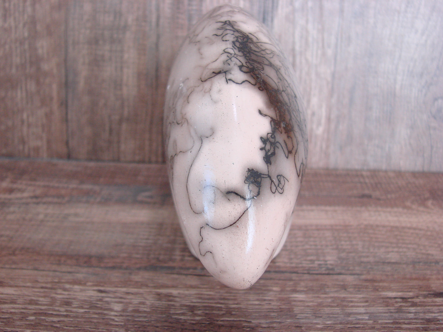 Navajo Pottery Horse Hair Bear Sculpture by Vail
