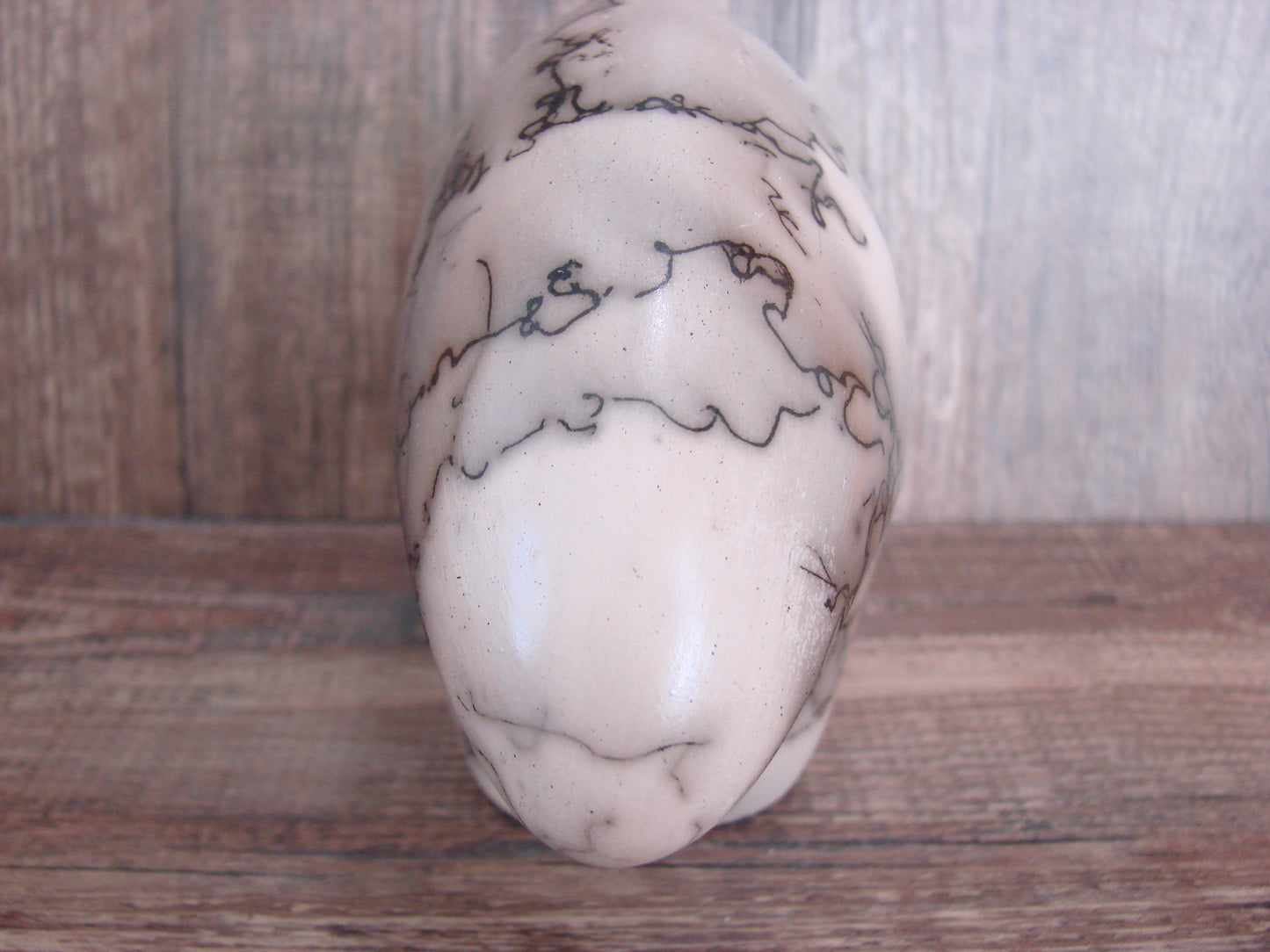 Navajo Pottery Horse Hair Bear Sculpture by Vail