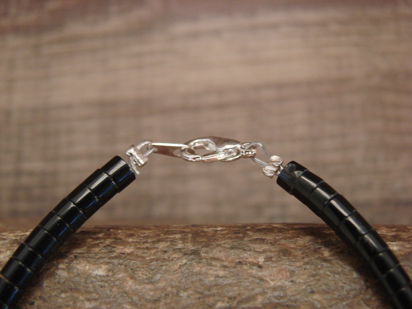 Native American White Shell Heishi Bracelet by Calabaza