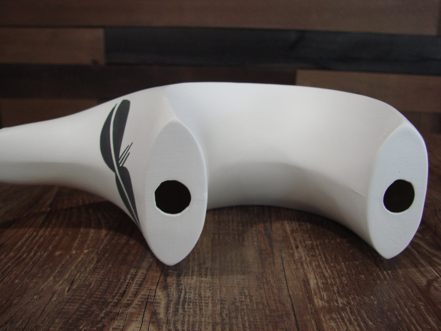 Native American Hand Painted Acoma Bear Pottery by Kuutimaitsa