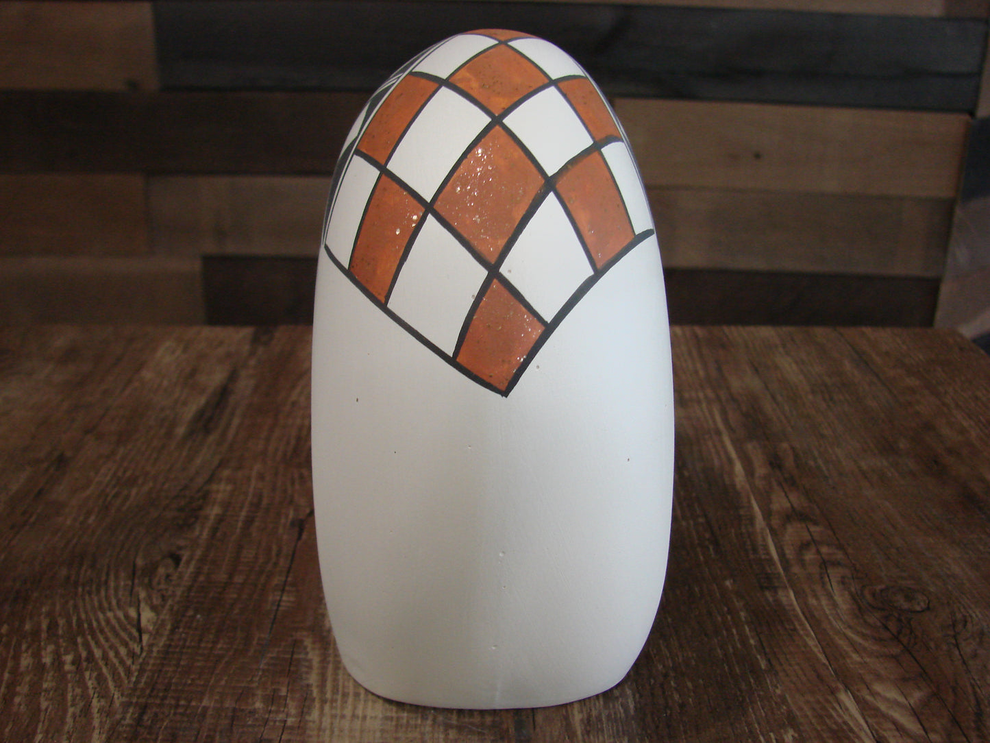 Native American Hand Painted Acoma Bear Pottery by Kuutimaitsa