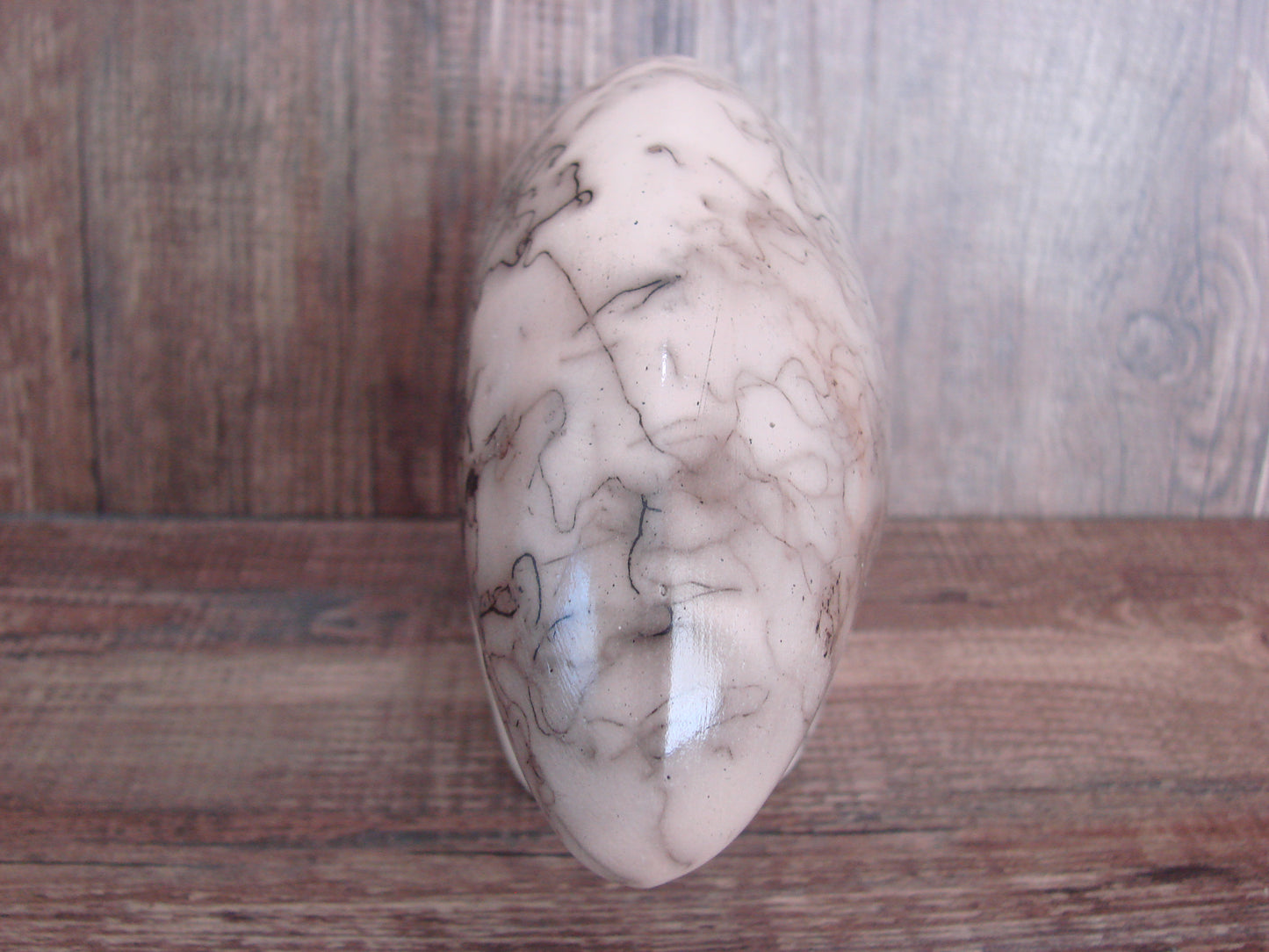 Navajo Pottery Horse Hair Bear Sculpture by Vail