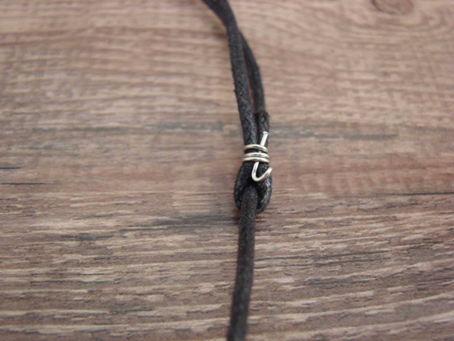 Purple Mohave Bronze Infused Turquoise Hummingbird Fetish Necklace - Mitchell