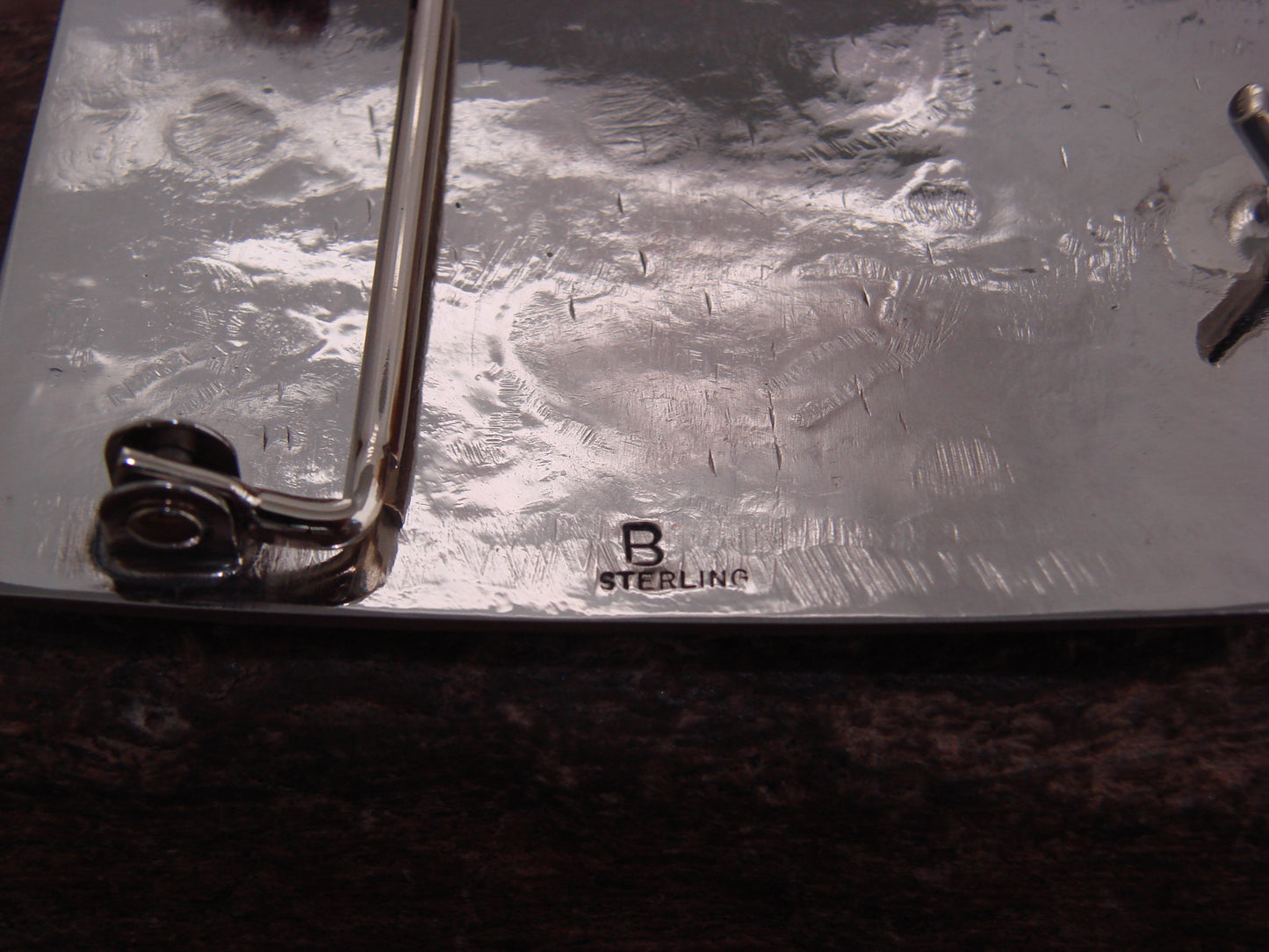 Native American Sterling Silver Horse Belt Buckle by Begay