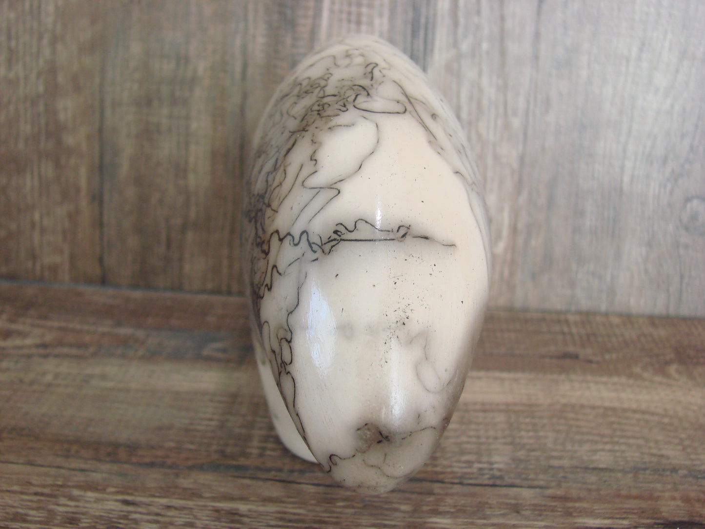 Navajo Pottery Horse Hair Bear Sculpture by Vail