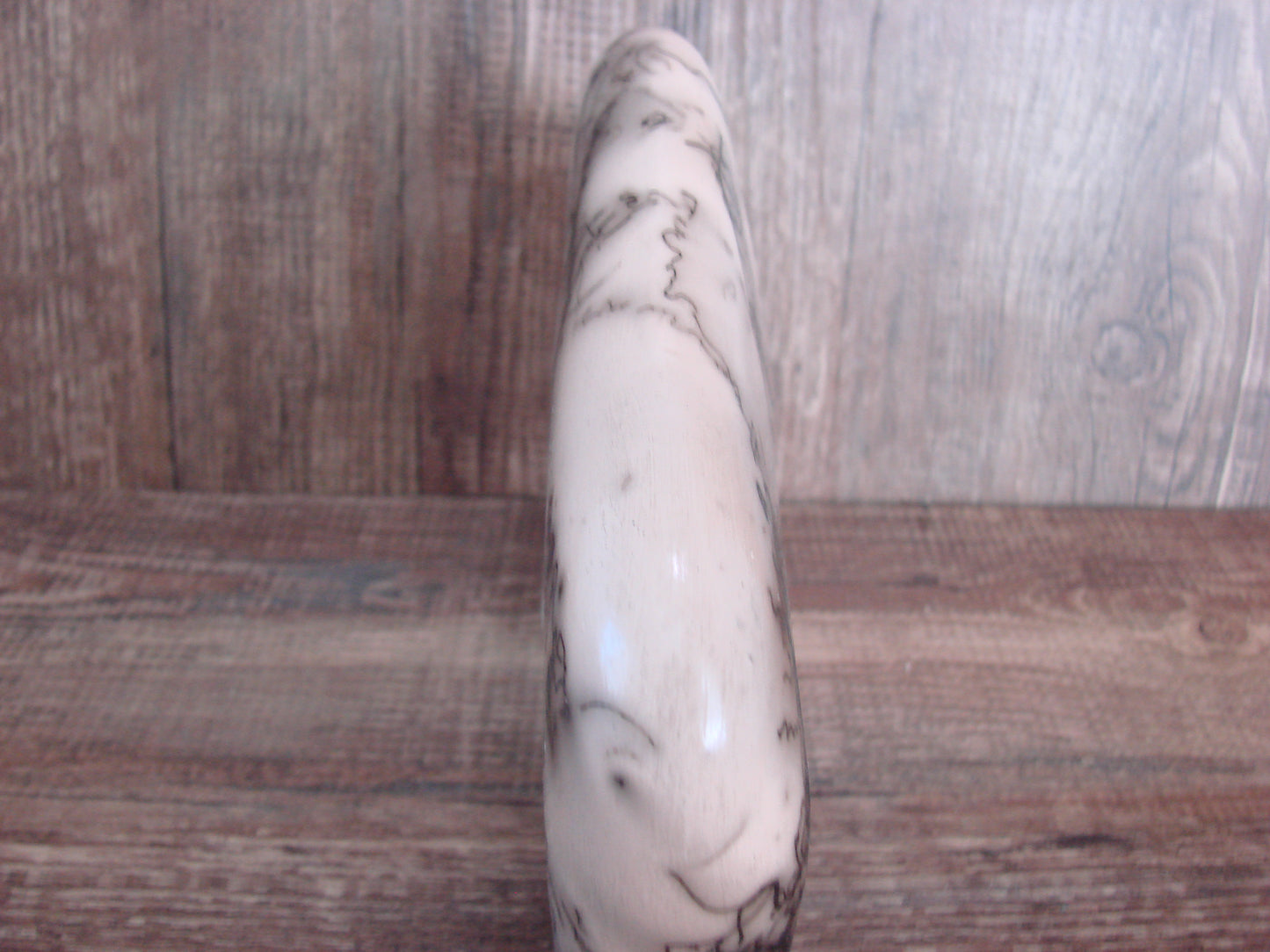 Navajo Pottery Horse Hair Buffalo Sculpture by Vail