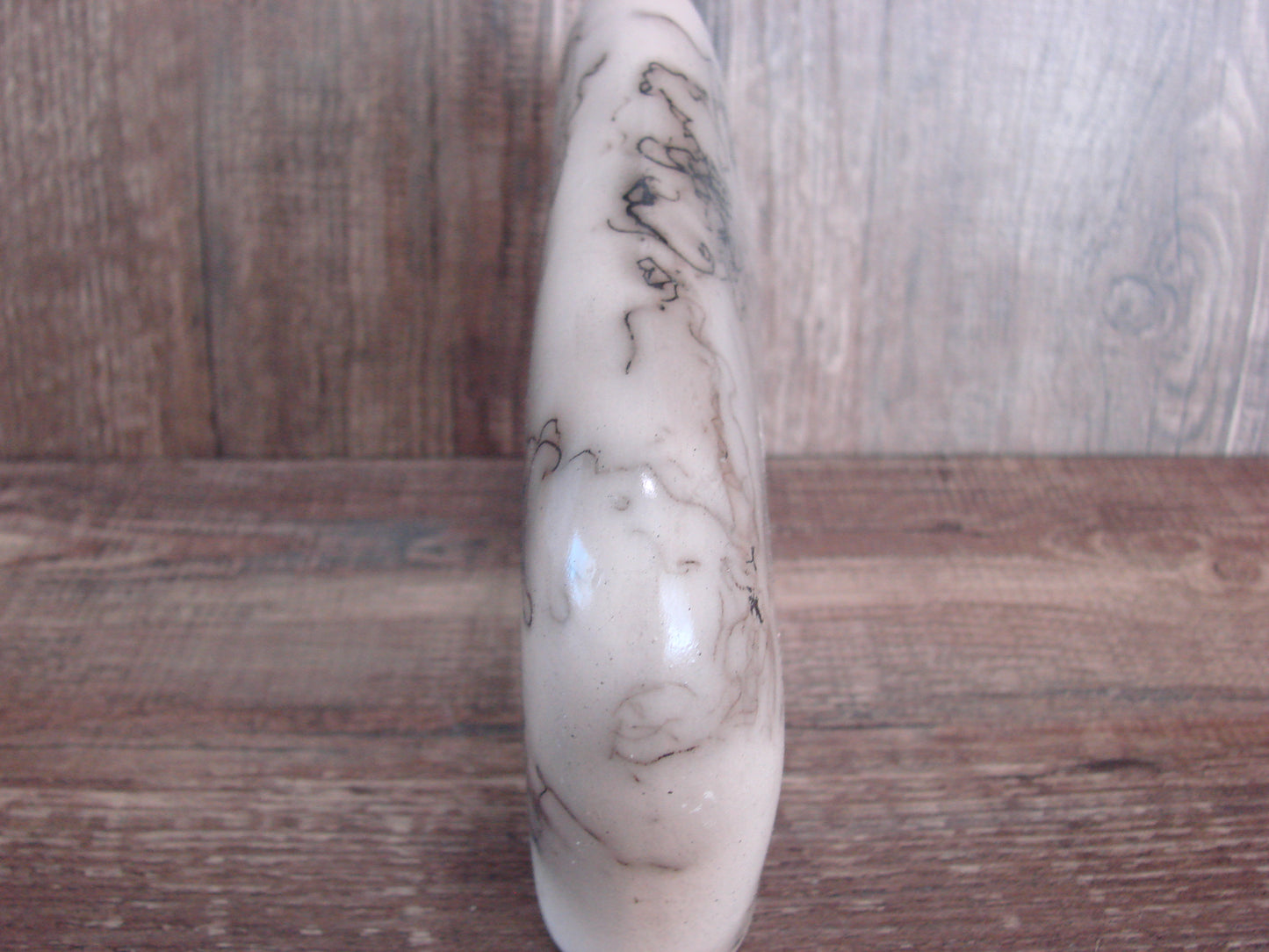 Navajo Pottery Horse Hair Buffalo Sculpture by Vail
