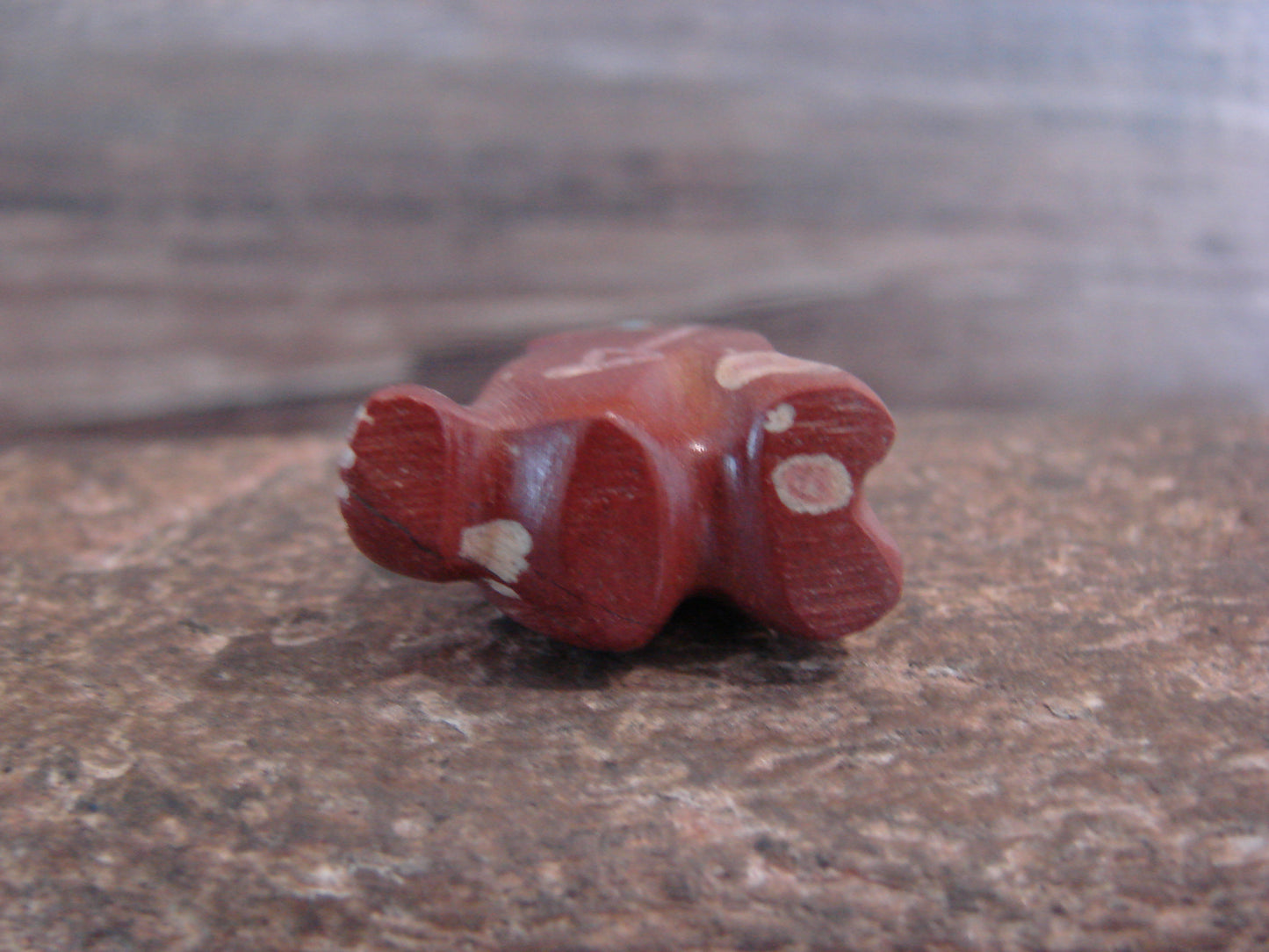 Native American Zuni Indian Hand Carved Pipestone Coyote Fetish - B. Phillips