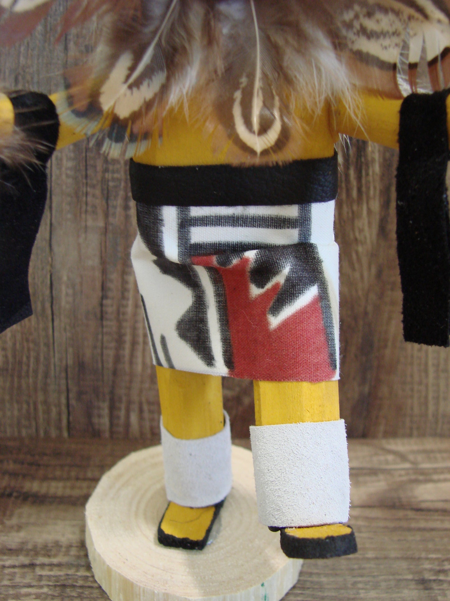 Native American Sunface Kachina Dancer Signed E.W.