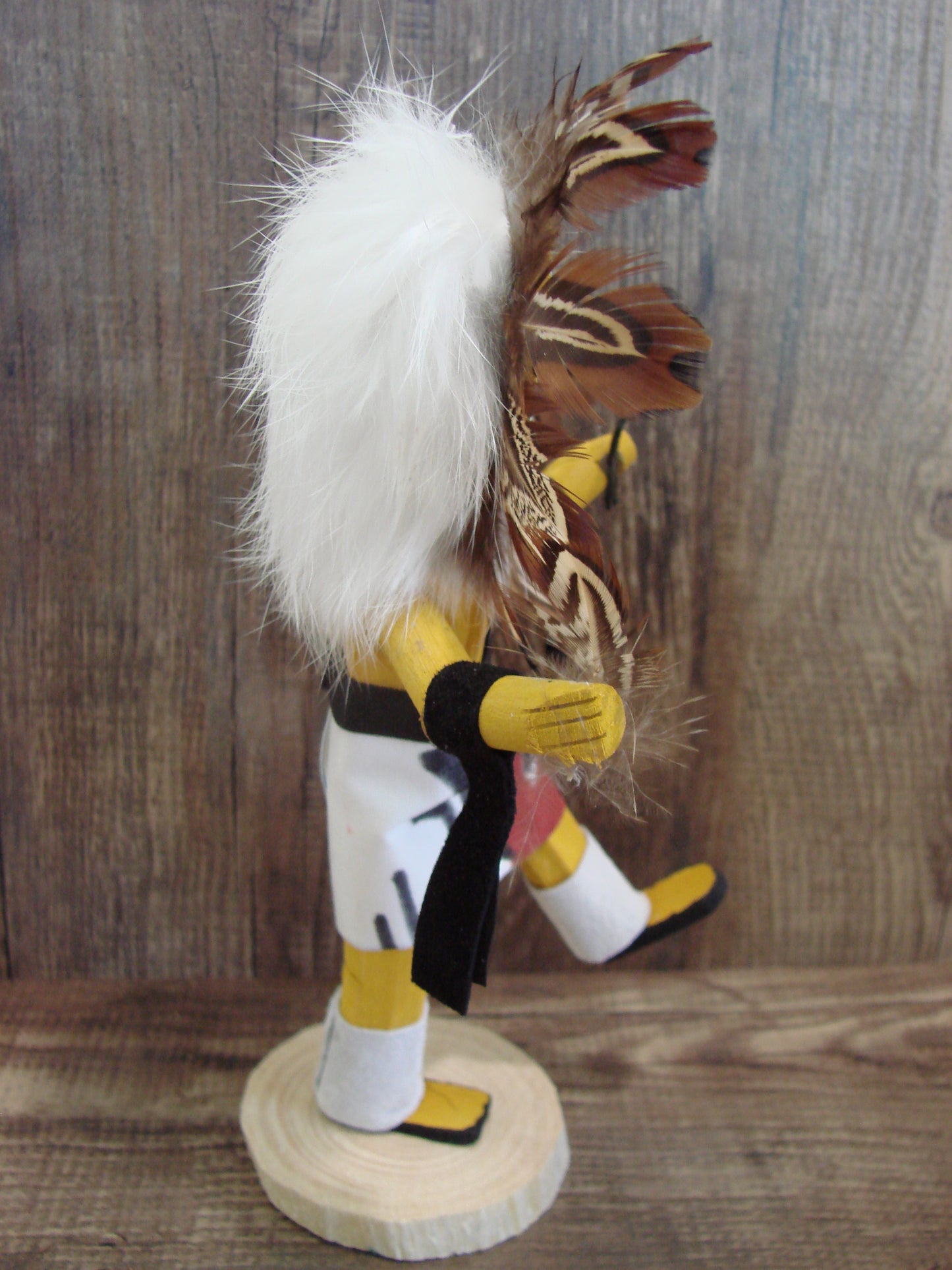 Native American Sunface Kachina Dancer Signed E.W.