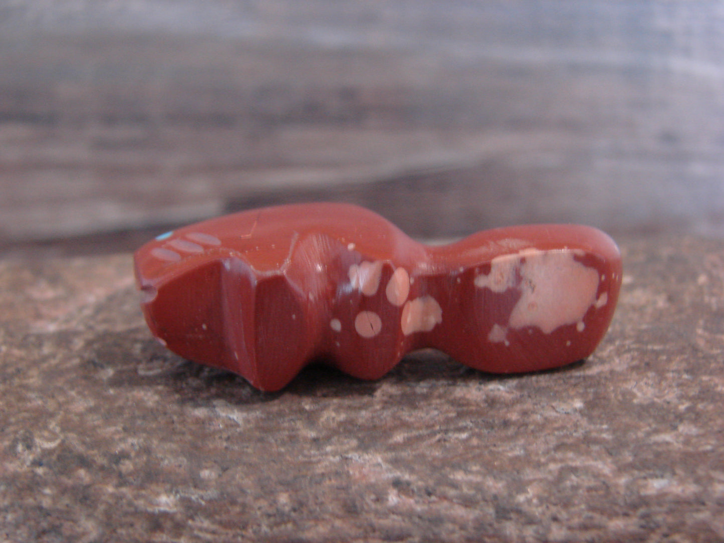 Native American Zuni Indian Hand Carved Pipestone Beaver Fetish - B. Phillips