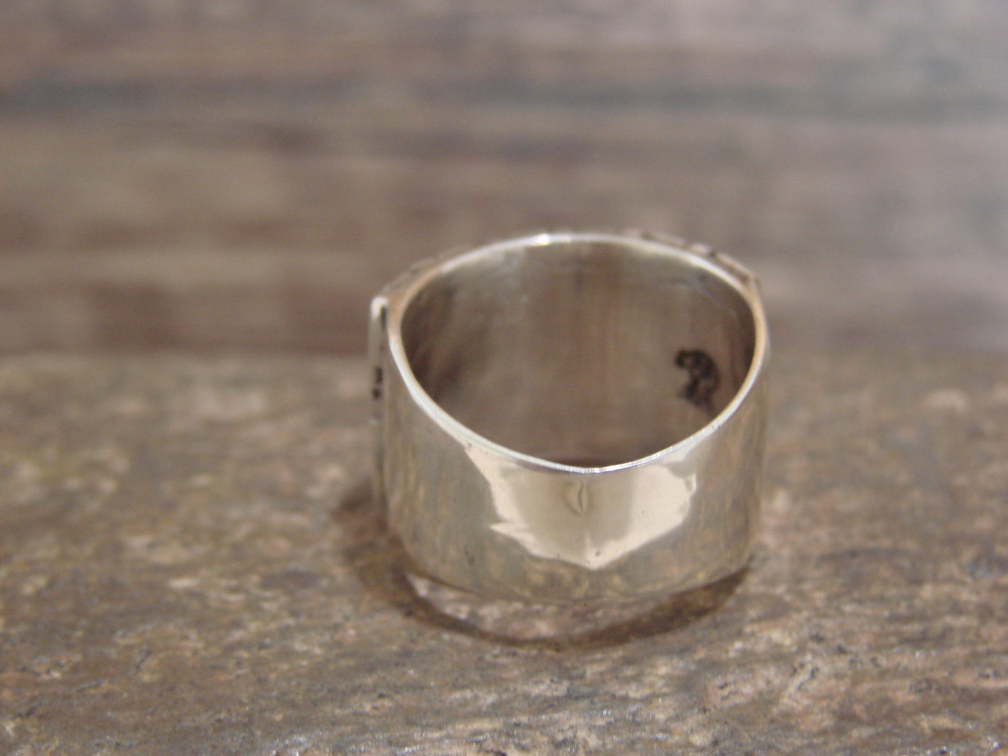 Native American Sterling Silver Ring by Burnside - Size 5.5