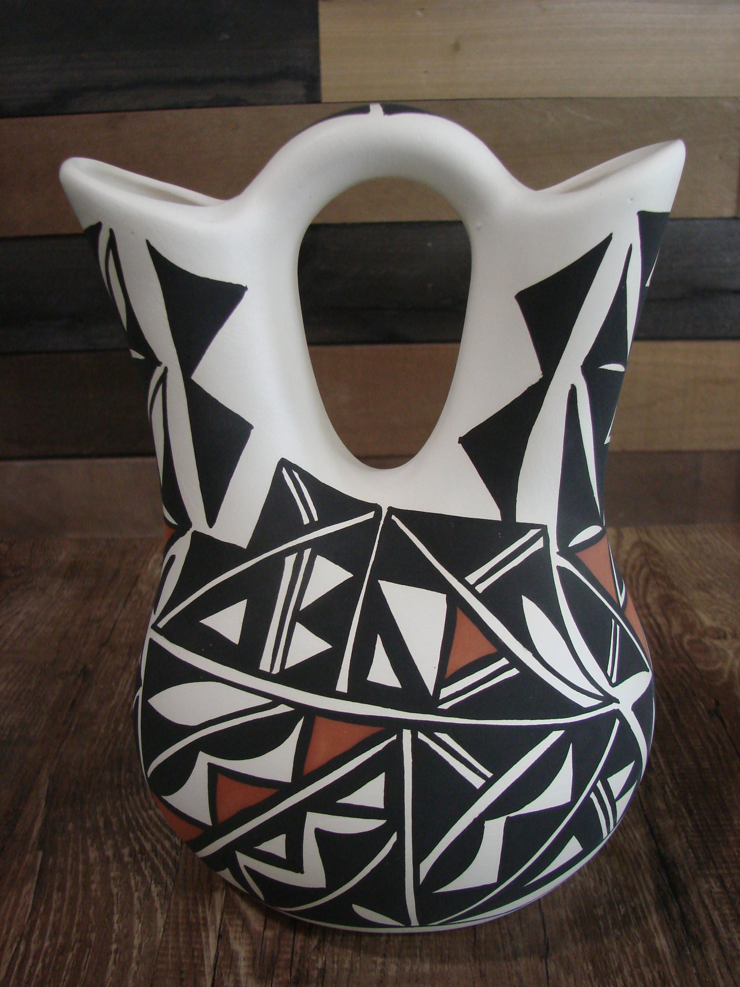 Native American Hand Painted Wedding Vase Pottery by Concho