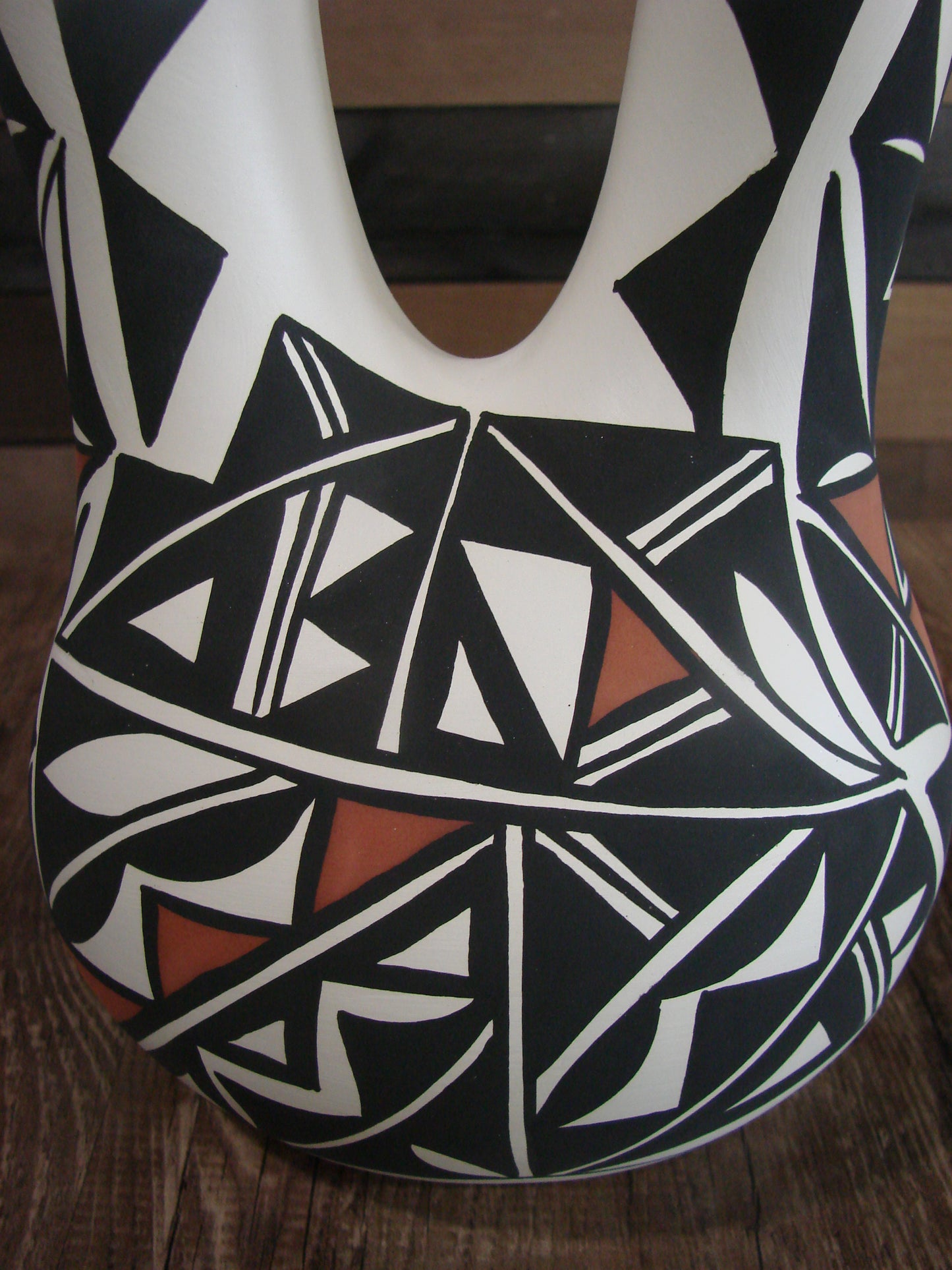 Native American Hand Painted Wedding Vase Pottery by Concho
