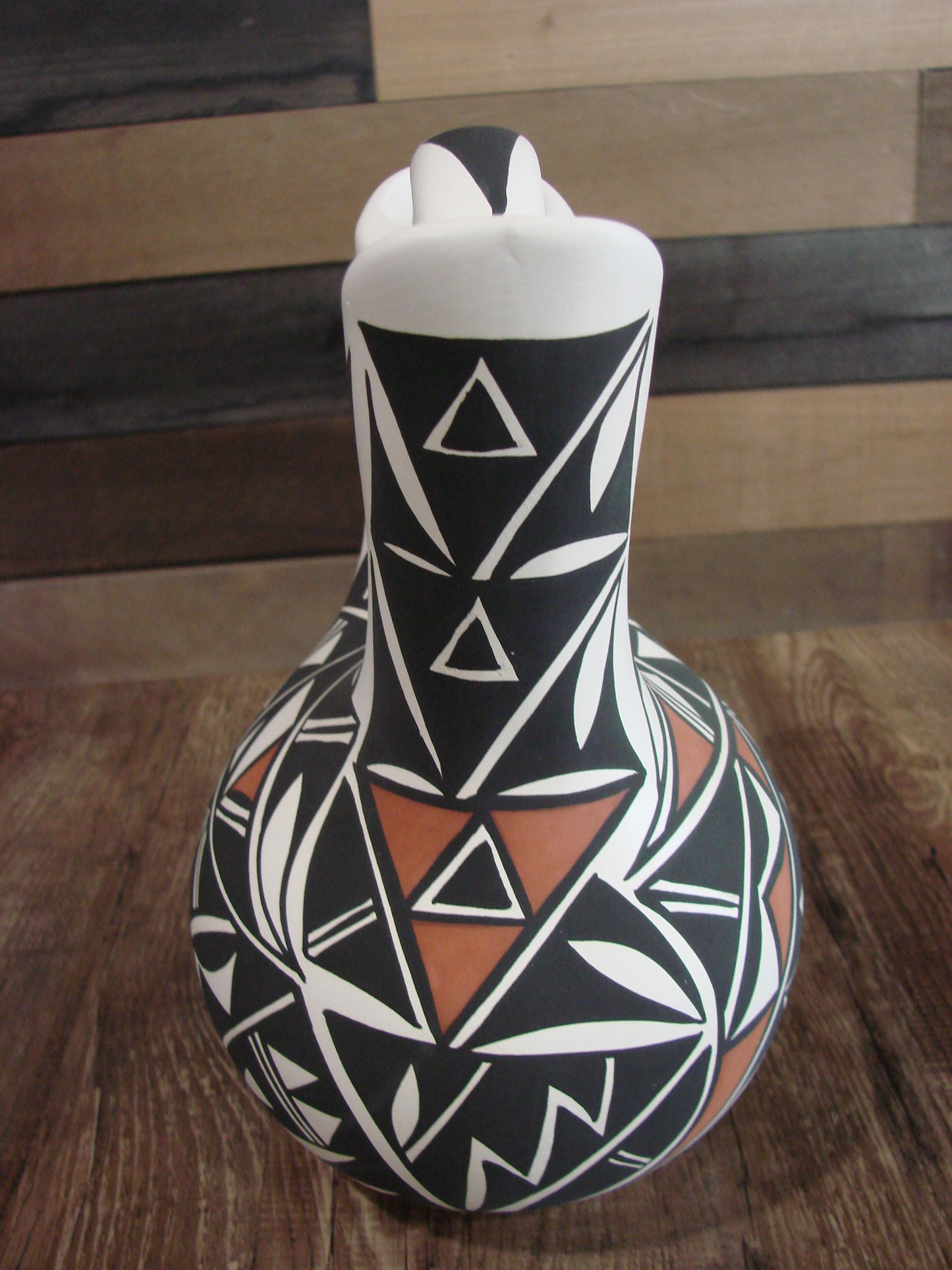 Native American Hand Painted Wedding Vase Pottery by Concho
