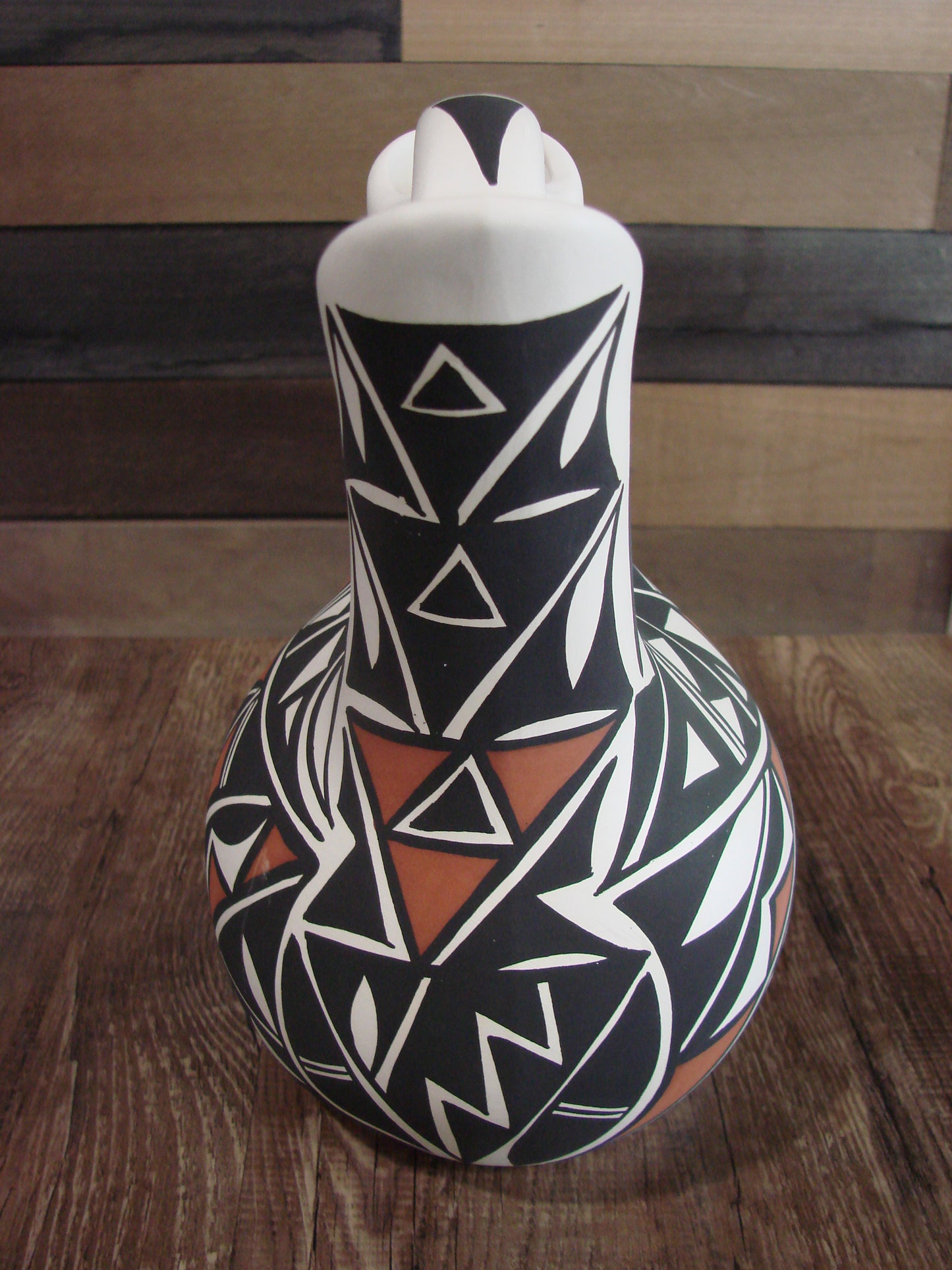 Native American Hand Painted Wedding Vase Pottery by Concho