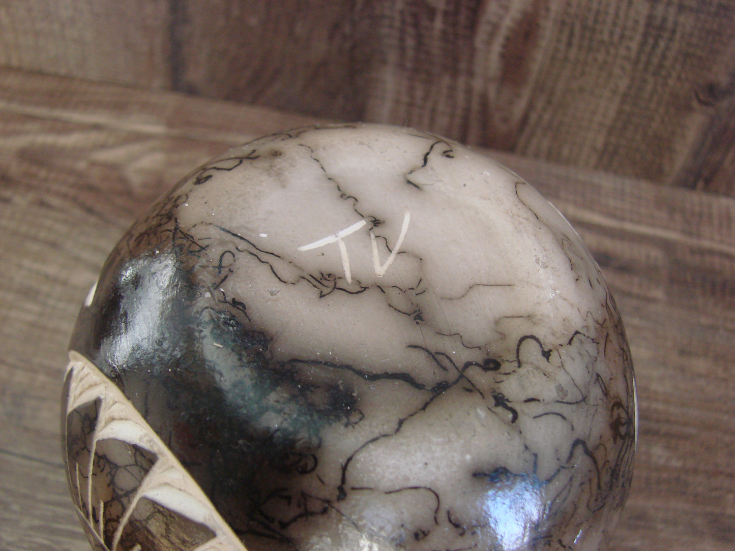 Native American Navajo Indian Horse Hair Pottery by Vail