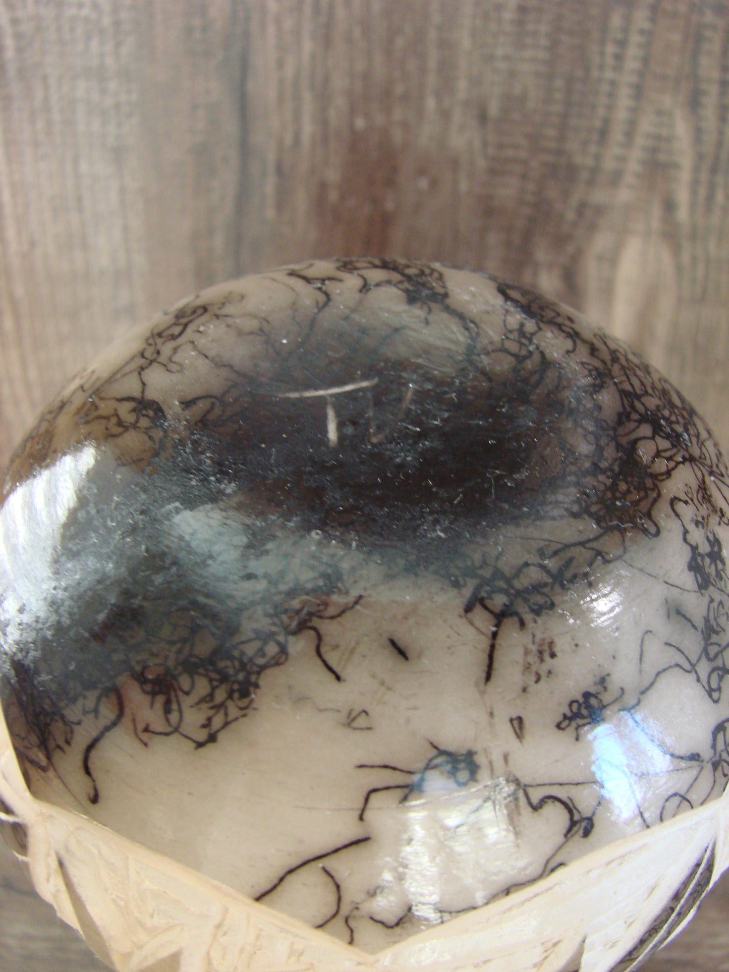 Native American Navajo Indian Horse Hair Pottery by Vail