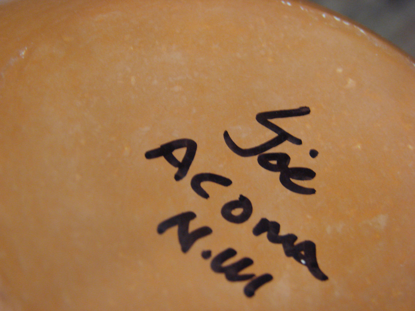 Native American Hand Coiled Fine Line Hand Painted Pottery by Joe