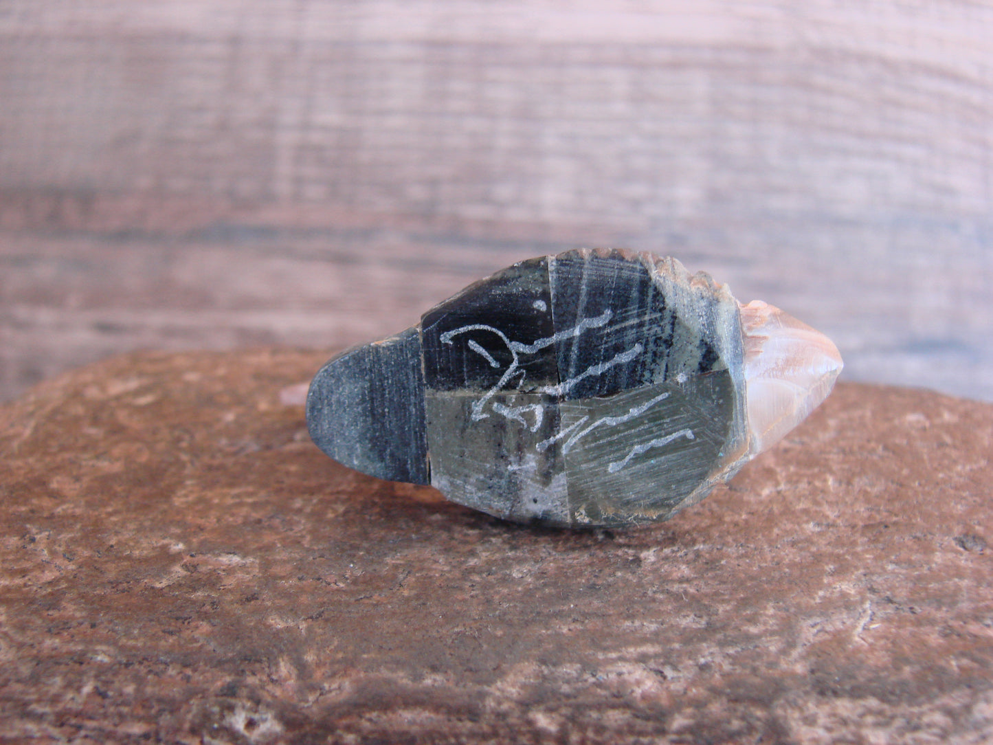 Native American Zuni Hand Carved Duck Fetish - Boone