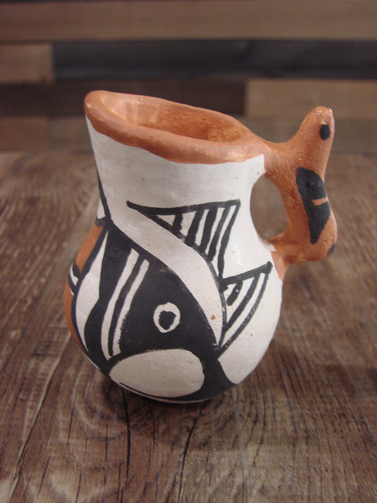 Small Native American Acoma Hand Made Clay Pottery by Leno