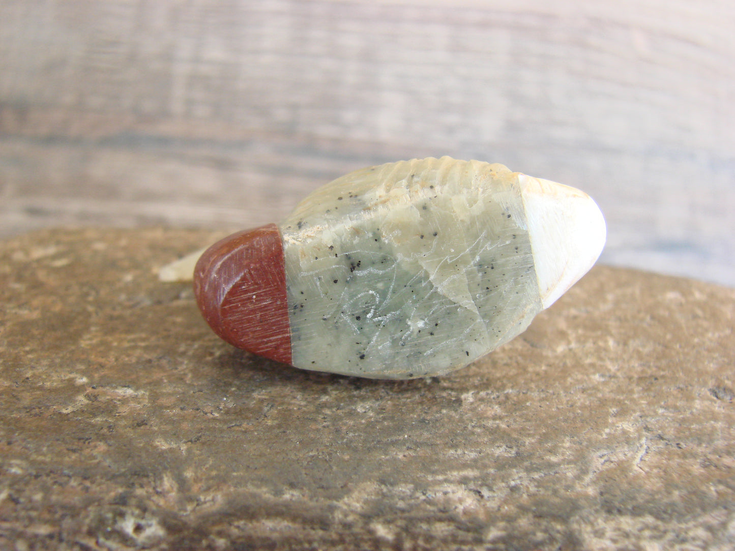 Native American Zuni Hand Carved Duck Fetish - Boone