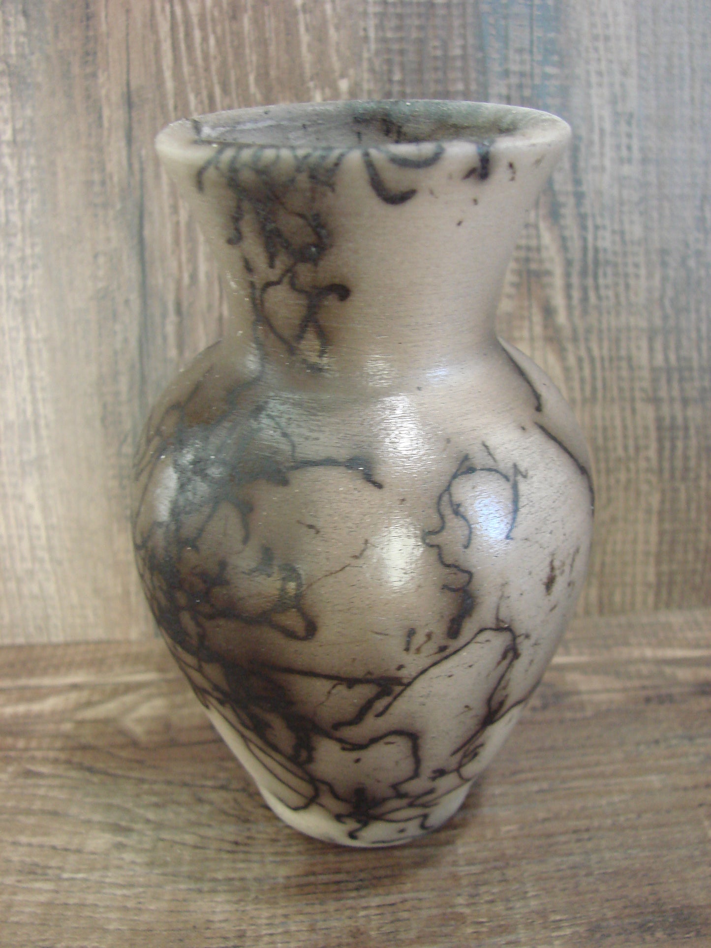 Native American Navajo Indian Horse Hair Pottery by Vail