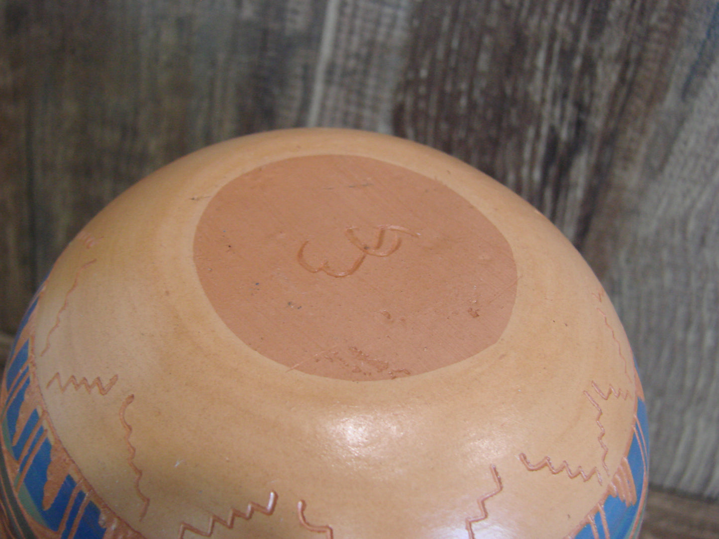 Native American Hand Etched & Hand Painted Pottery - Gilmore