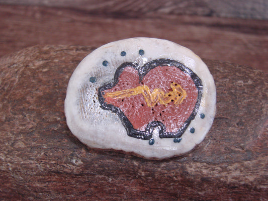 Native American Antler Bear Pin by Yazzie
