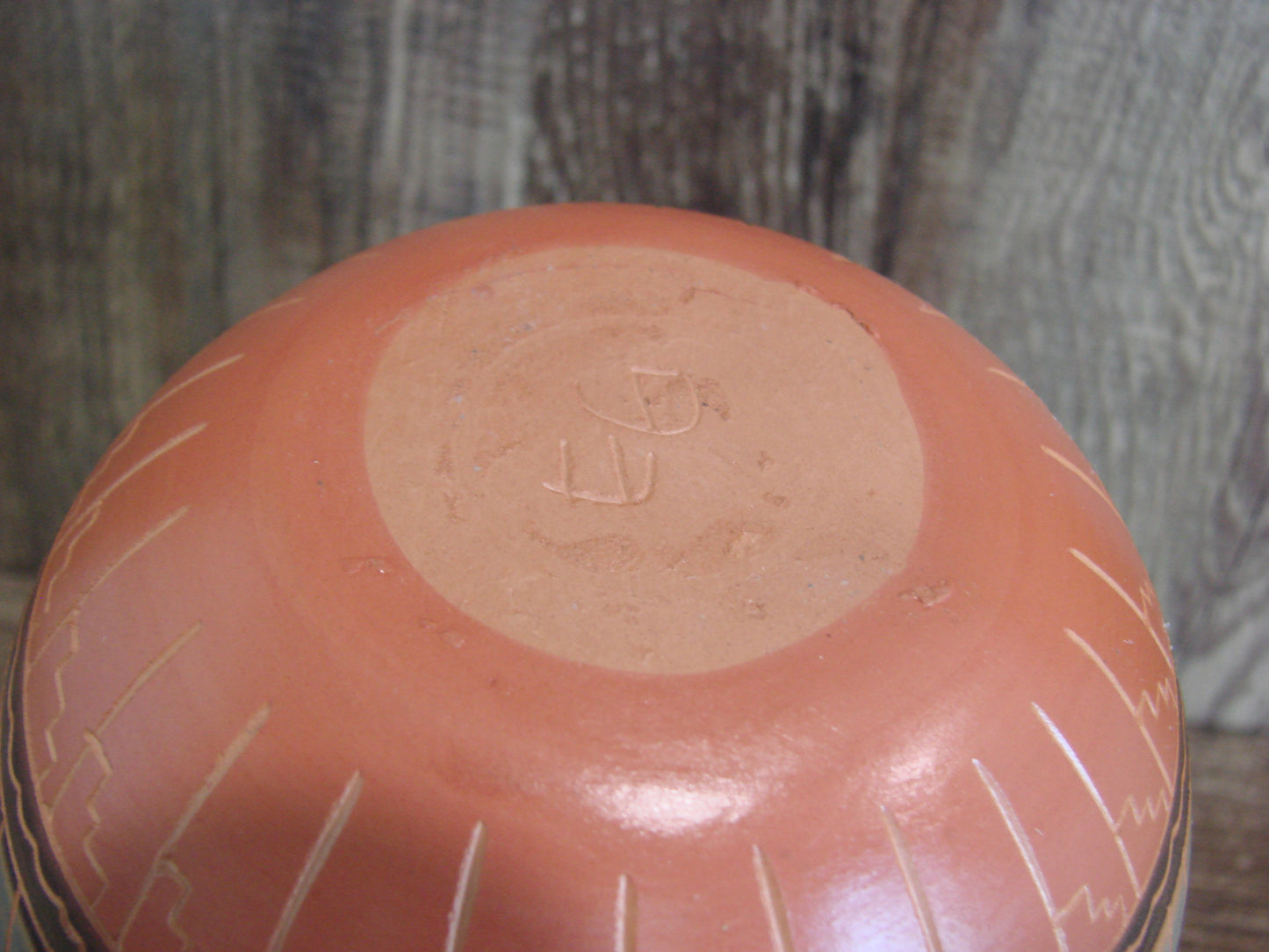 Native American Hand Etched & Hand Painted Pottery - Gilmore