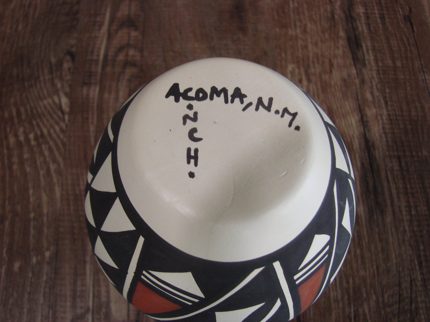 Native American Hand Painted Acoma Pottery by Concho