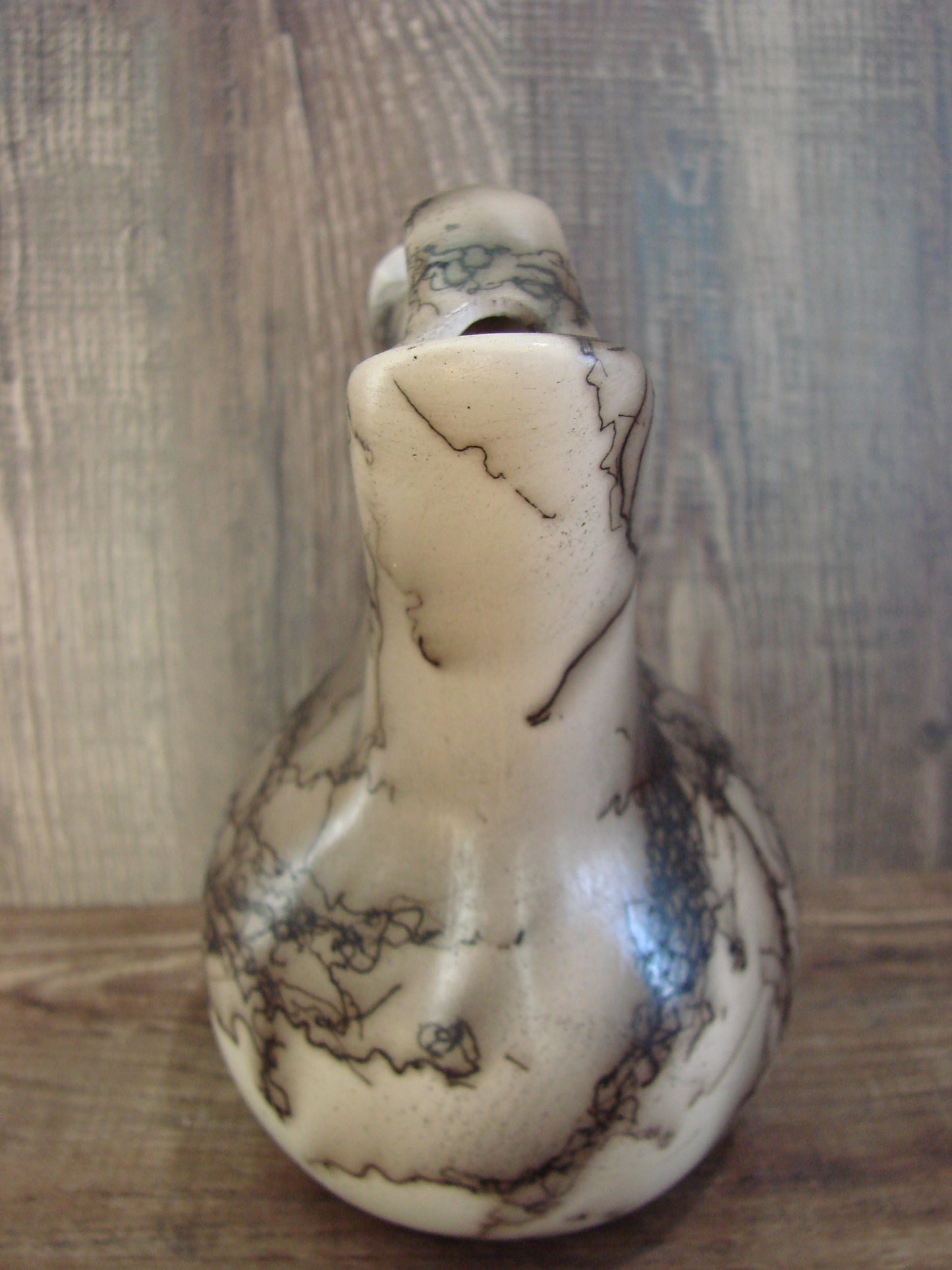Small Native American Horse Hair Wedding Vase Pottery by Vail